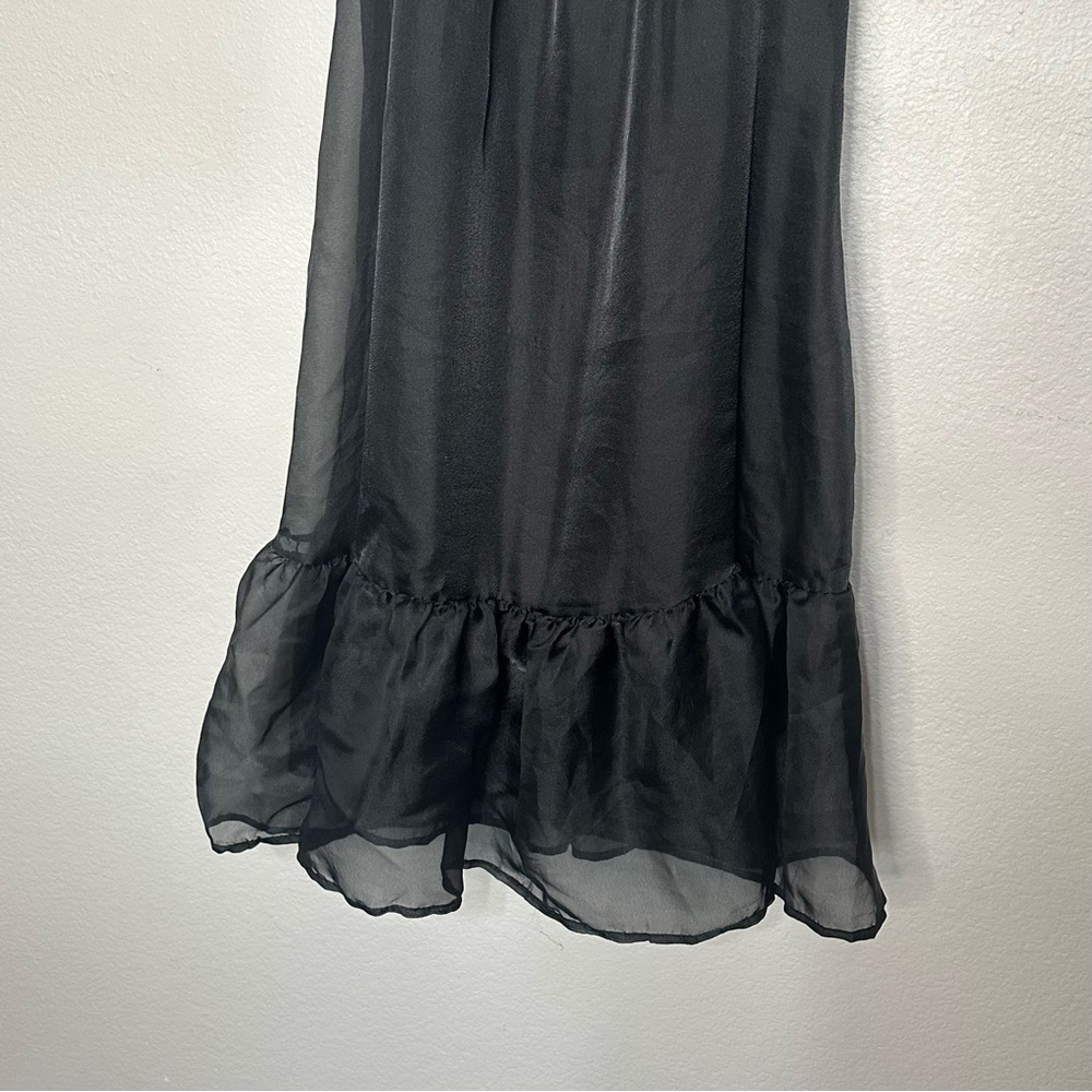 Wild Fable Black Organza Whimsigoth Dress Size M - Picture 3 of 7